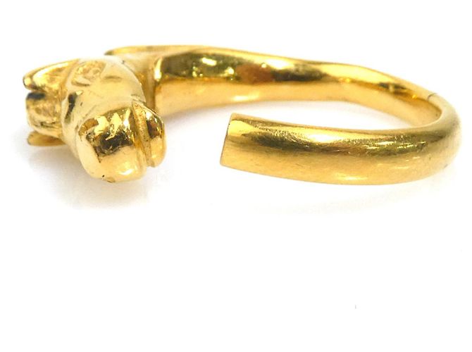 Ring Hermès Anello a Fascia in Oro Hermes - Design Cavallo D'oro - vista 5