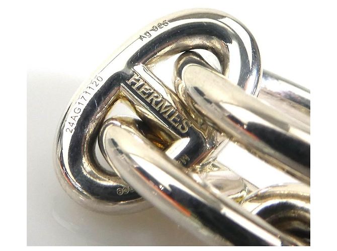 Hermès Pulseira de Berloques Hermes Chaine d'Ancre PM Prata - vista 10