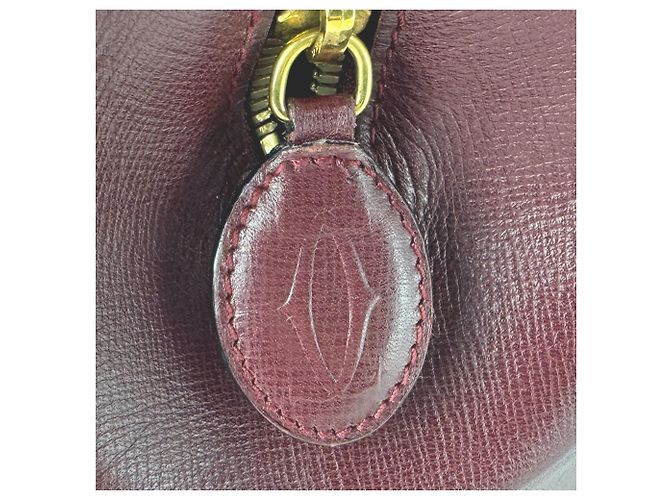 Borsa Cartier Must Line - Pelle Bordeaux Bordò - vista 11