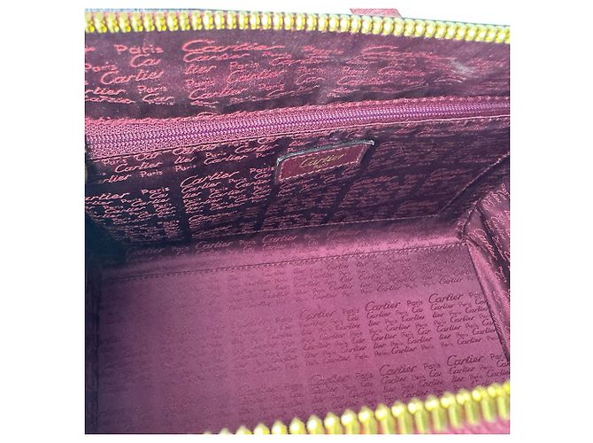 Borsa Cartier Must Line - Pelle Bordeaux Bordò - vista 5