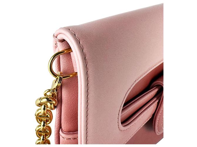 Clutch/Borsa a tracolla in pelle rosa Christian Dior - vista 7