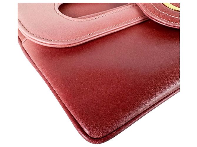 Clutch/Borsa a tracolla in pelle rosa Christian Dior - vista 9