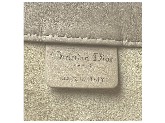 Borsa Christian Dior Book Tote Medium Beige - vista 11