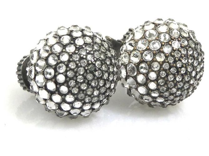 Christian Dior Tribal Stud Ohrringe Silber - Ansicht 2