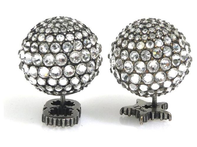 Christian Dior Tribal Stud Ohrringe Silber - Ansicht 5