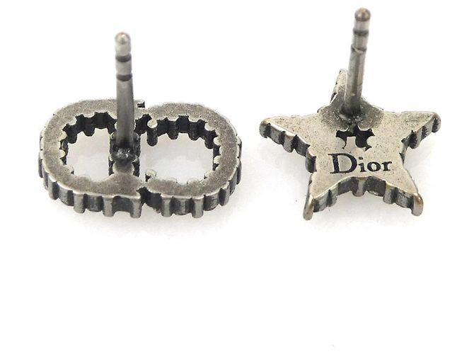 Christian Dior Tribal Stud Ohrringe Silber - Ansicht 7