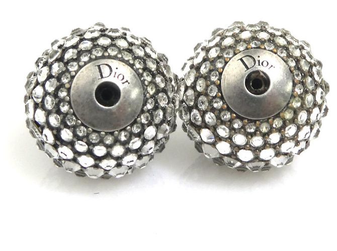 Christian Dior Tribal Stud Ohrringe Silber - Ansicht 8