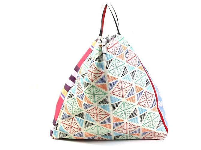 Borsa Christian Louboutin Manila Cabas Multicolore - vista 2