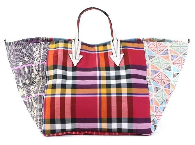 Borsa Christian Louboutin Manila Cabas Multicolore - vista 3