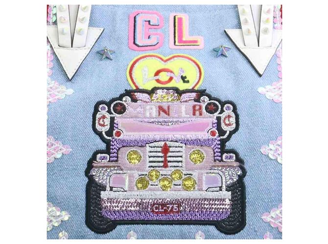 Borsa Christian Louboutin Manila Cabas Multicolore - vista 7