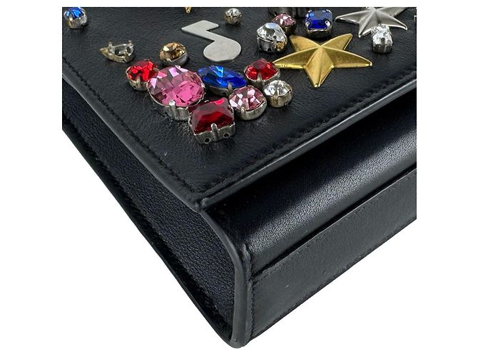 Autre Marque Borsa a tracolla Saint Laurent Kate in pelle Nero - vista 9