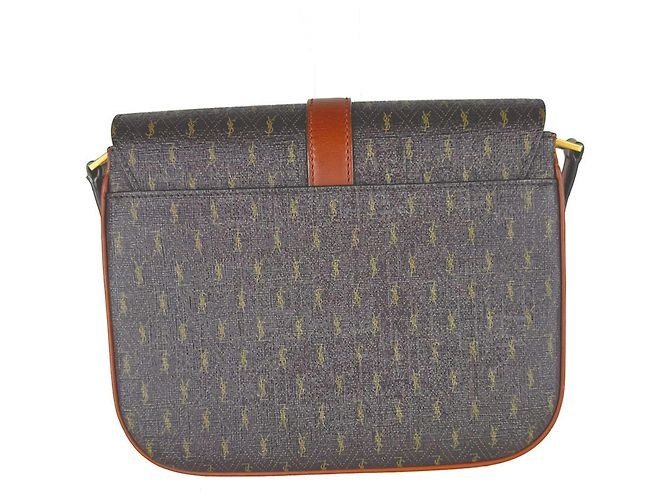 Autre Marque Borsa a tracolla Saint Laurent marrone - vista 3