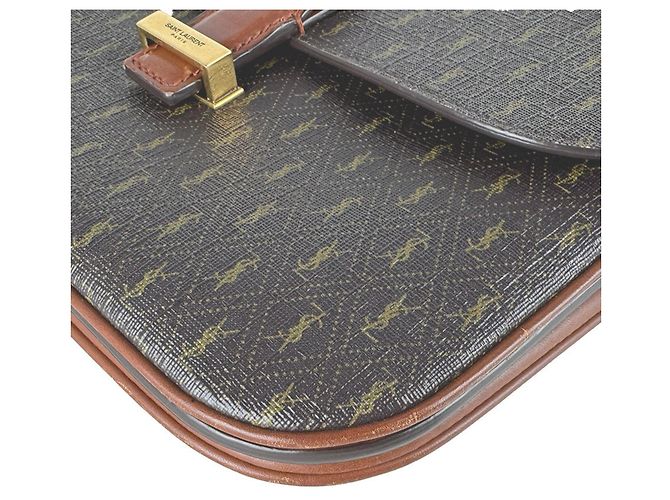 Autre Marque Borsa a tracolla Saint Laurent marrone - vista 9