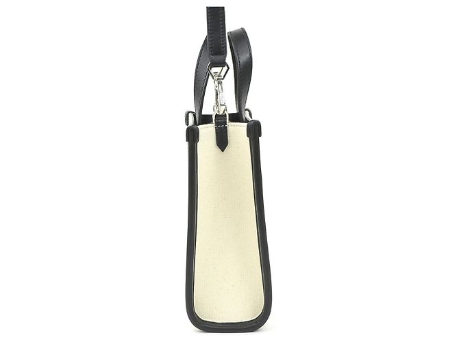 Borsa a tracolla Jimmy Choo in tela e pelle Nero Crudo - vista 2