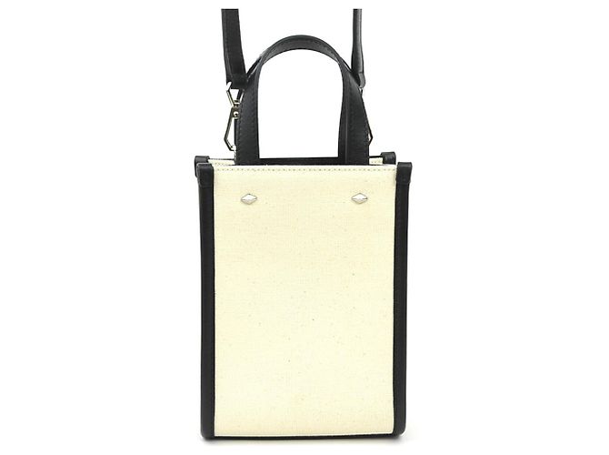 Borsa a tracolla Jimmy Choo in tela e pelle Nero Crudo - vista 3