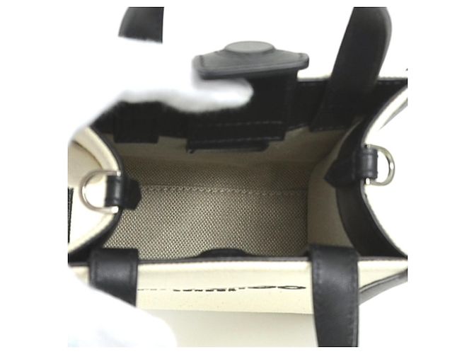 Borsa a tracolla Jimmy Choo in tela e pelle Nero Crudo - vista 5