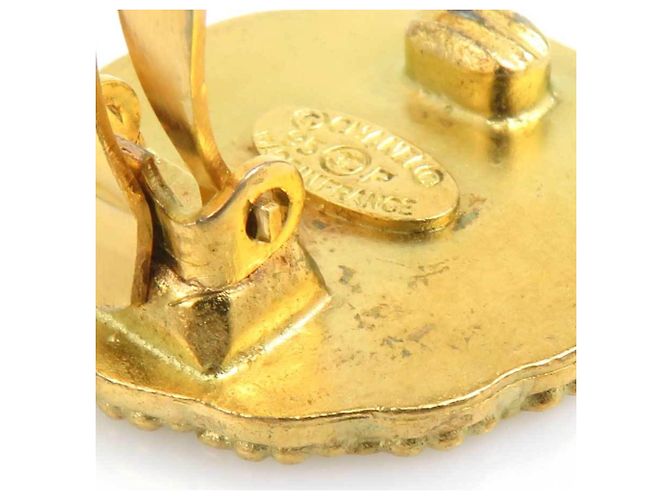 Pendientes de clip Chanel Gold Dorado - vista 11