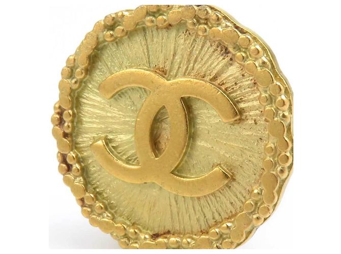 Pendientes de clip Chanel Gold Dorado - vista 9