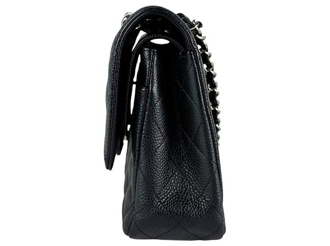 Bolso de hombro Chanel Double Flap Negro - vista 2