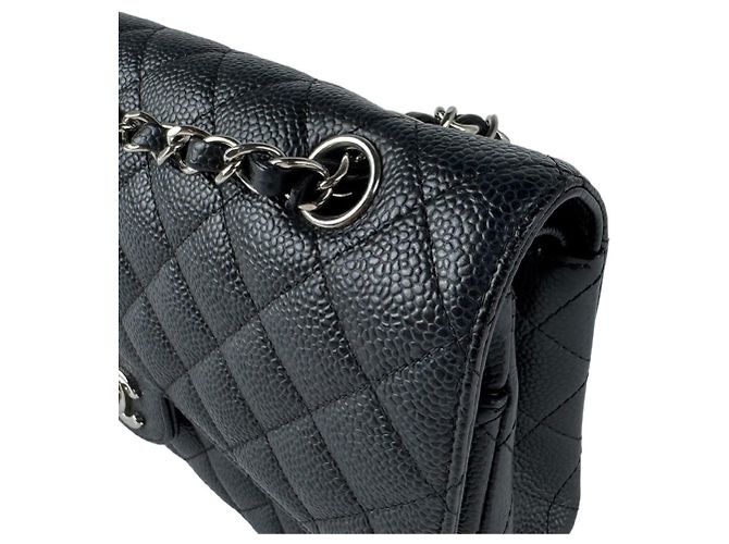 Bolso de hombro Chanel Double Flap Negro - vista 6
