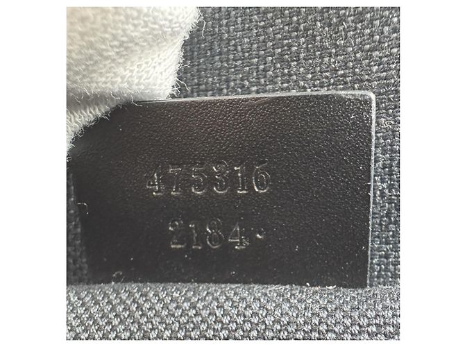 Pochette Gucci Navy GG Supreme Bleu Marine - vue 12