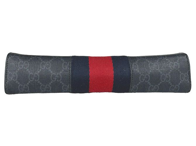 Pochette Gucci Navy GG Supreme Bleu Marine - vue 4