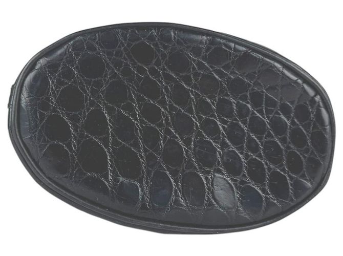 Céline Bolso de hombro de piel grabada Celine Negro - vista 4