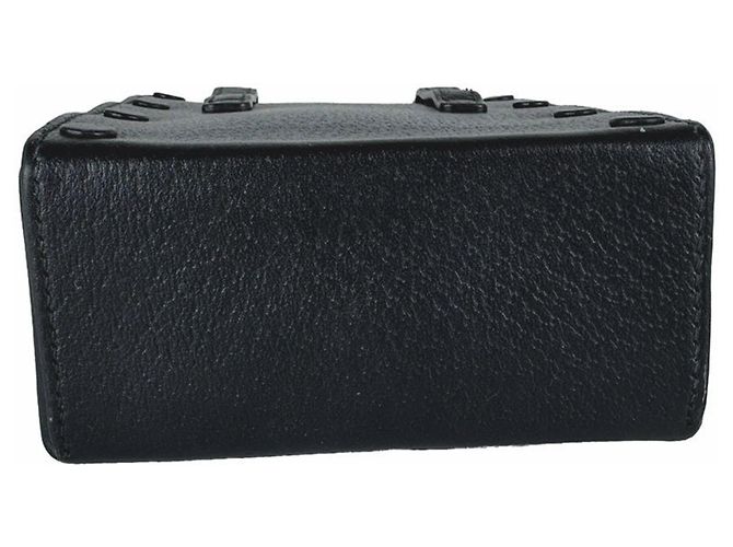 Bolsa de ombro Gucci em couro preto - vista 4