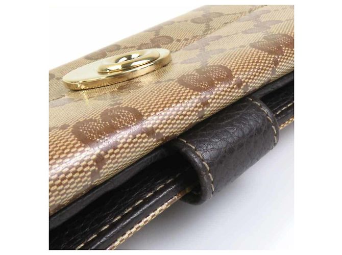 Gucci Bi-fold Long Wallet Brown - view 10