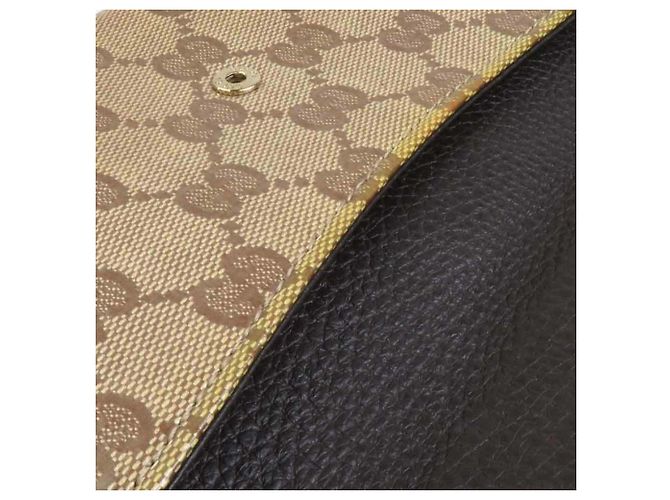 Gucci Bi-fold Long Wallet Brown - view 14