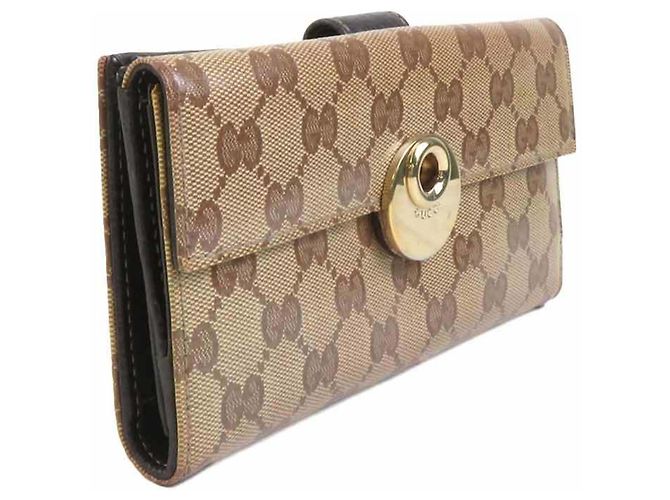 Gucci Bi-fold Long Wallet Brown - view 2