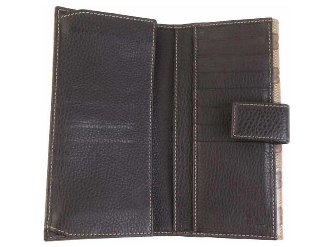 Gucci Bi-fold Long Wallet Brown - view 5