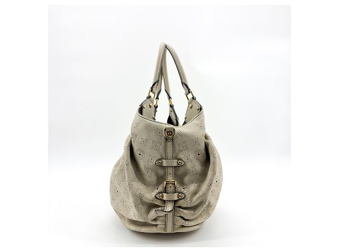 Louis Vuitton L Hobo Mahina Leather Beige - Ansicht 3