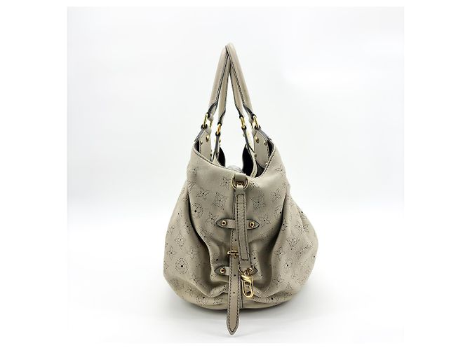 Louis Vuitton L Hobo Mahina Leather Beige - Ansicht 4