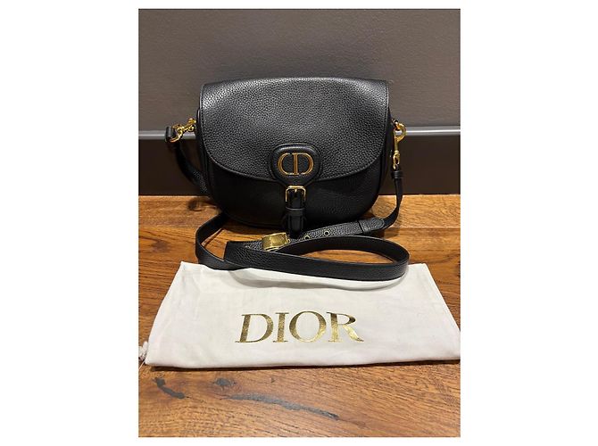 Autre Marque Bolsa Dior Bobby em pele de bezerro grão preto - vista 10