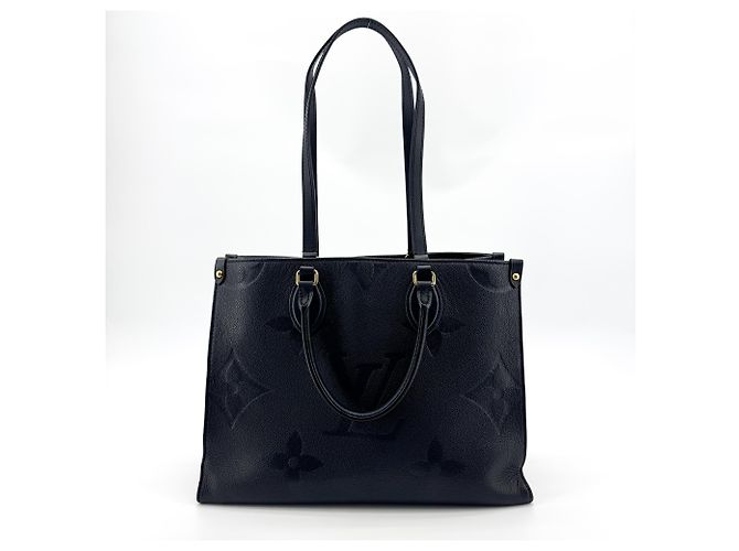 Louis Vuitton OnTheGo Monogram Empreinte Giant MM Marineblau - Ansicht 2