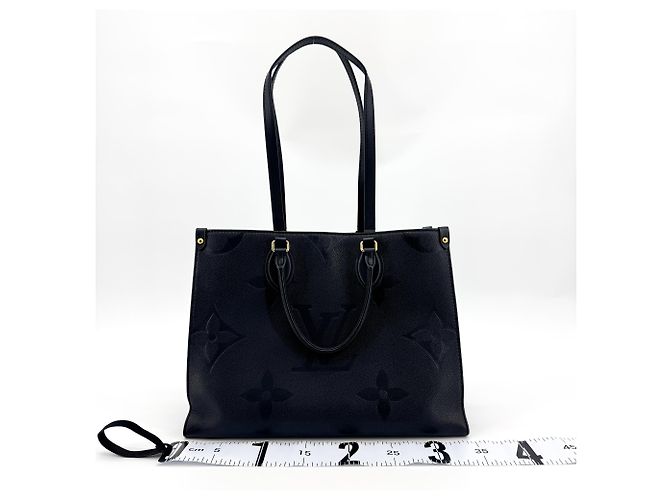 Louis Vuitton OnTheGo Monogram Empreinte Giant MM Marineblau - Ansicht 7