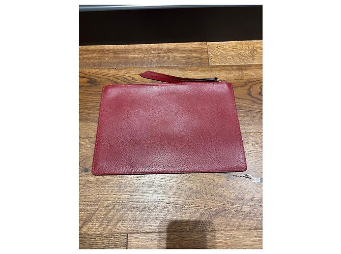 Pochette Gucci GG Supreme Stampa Uccello Marrone Bianco Rosso Blu Beige Verde Giallo - vista 2