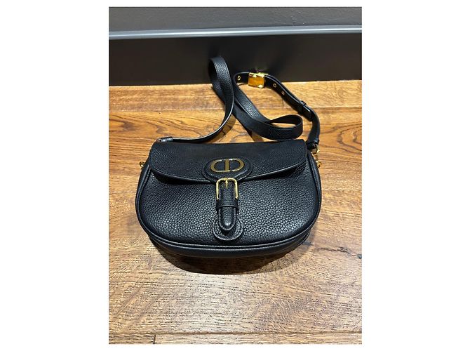 Borsa Christian Dior Bobby in pelle nera Nero - vista 10