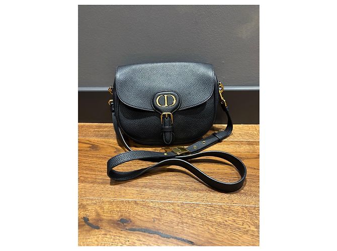 Borsa Christian Dior Bobby in pelle nera Nero - vista 11