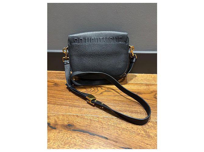 Borsa Christian Dior Bobby in pelle nera Nero - vista 2