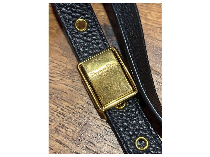 Borsa Christian Dior Bobby in pelle nera Nero - vista 8