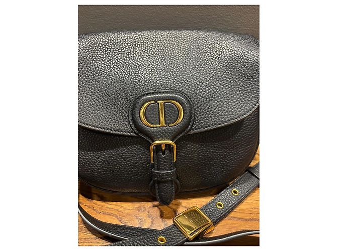 Borsa Christian Dior Bobby in pelle nera Nero - vista 9