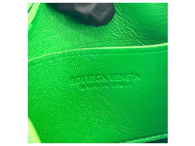 Bottega Veneta Cassette Maxi Intrecciato Leather Extra Mini Verde - vista 7