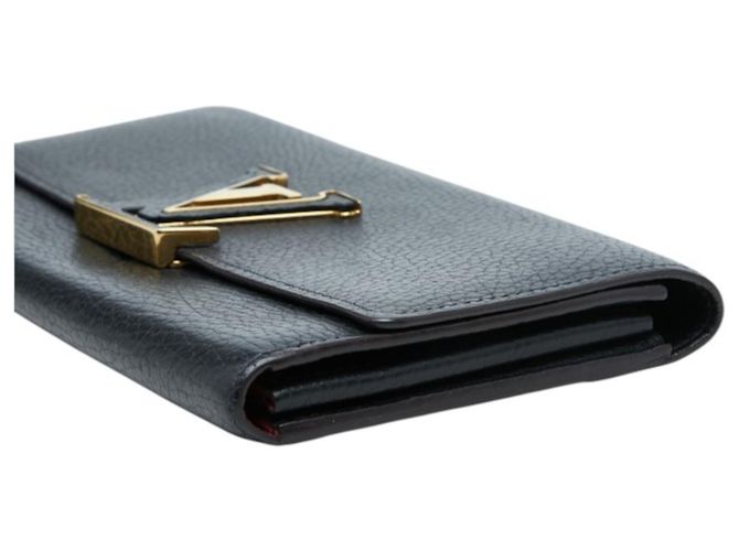 Louis Vuitton Portefeuille Capucines Long Wallet Nero - vista 4