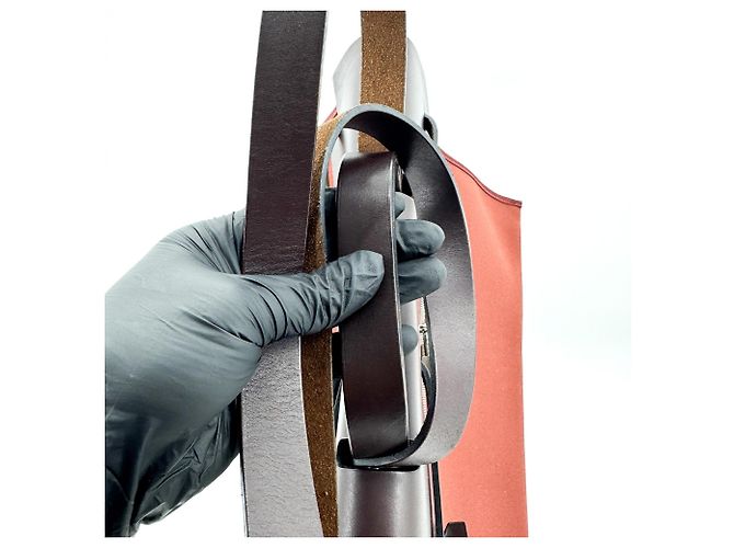 Hermès Hermes Herbag Zip Leather and Toile 31 Marron - vue 7