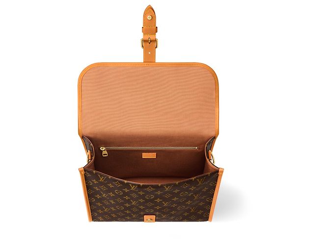 Louis Vuitton Borsa Jet Lag MM Monogram Marrone Monogramma - vista 2