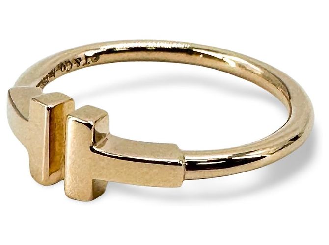 Tiffany & Co. T Wire Oro Rosa 18K Dorado - vista 6