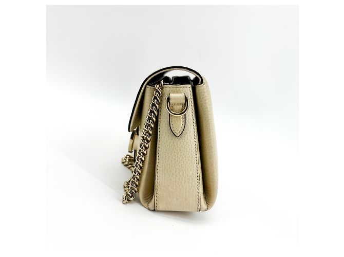 Gucci Interlocking Leather Small Beige - Ansicht 4