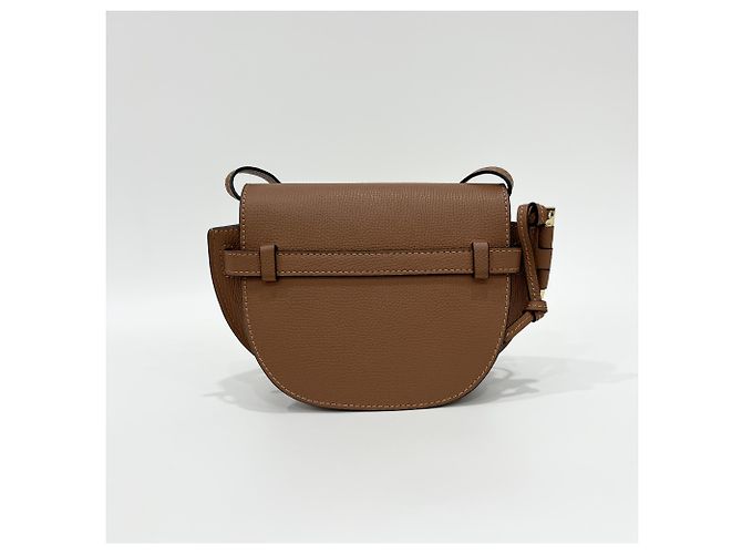 Cinto Loewe Gate Belt Leather Mini Marrom - vista 2